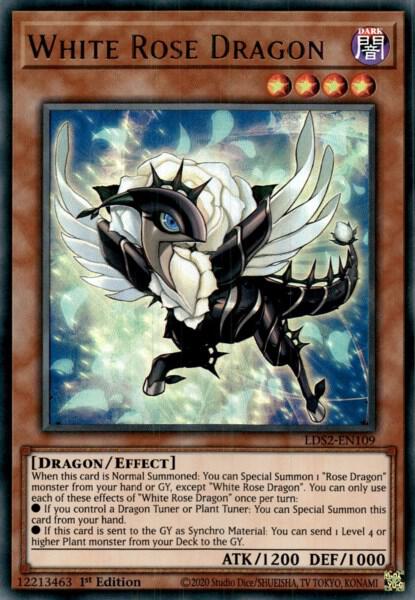 White Rose Dragon (Ultra Rare) - 1st Edition - LDS2-EN109