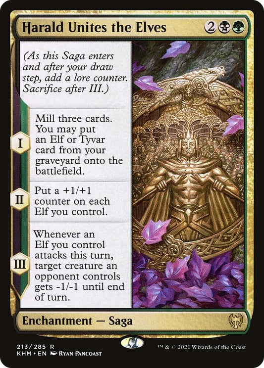 Harald Unites the Elves - Rare - 213/285