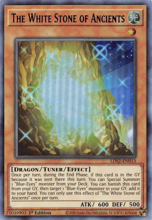 The White Stone of Ancients (Purple) - Ultra Rare - 1s Edition - LDS2-EN013
