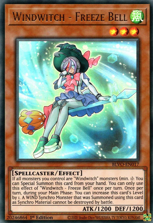 Windwitch - Freeze Bell (Ultra Rare) - 1st Edition - BLVO-EN017