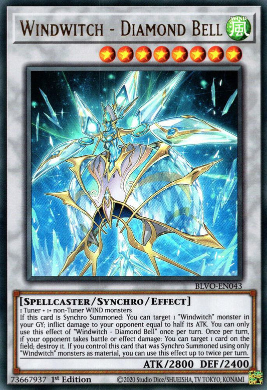 Windwitch - Diamond Bell (Ultra Rare) - 1st Edition - BLVO-EN043
