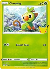 Grookey - Holofoil - 8/25
