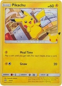 Pikachu - Non Holofoil - 25/25