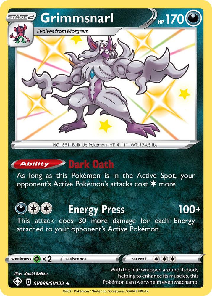 Grimmsnarl - Shiny Holo Rare - SV085/SV122