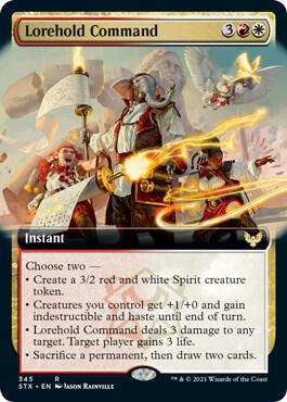 Lorehold Command (Extended Art) - Rare - 345
