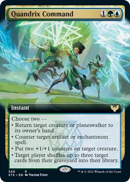 Quandrix Command (Extended Art) - Rare - 349