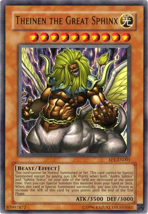 Theinen the Great Sphinx - Ultra Rare - Unlimited - EP1-EN001