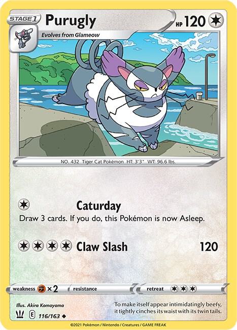 Purugly - Reverse Holofoil - 116/163