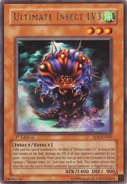 Ultimate Insect LV3 - Rare - 1st Edition - RDS-EN007