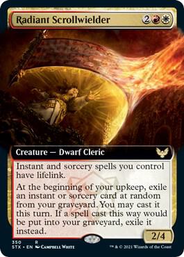 Radiant Scrollwielder (Extended Art) - Rare - 350