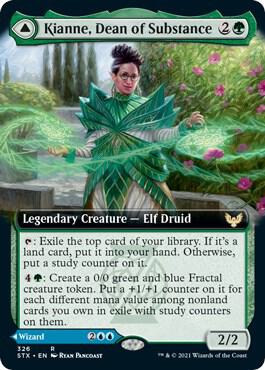 Kianne, Dean of Substance // Imbraham, Dean of Theory (Extended Art Foil) - Rare - 326