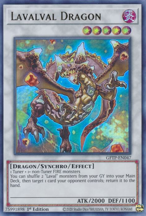 Lavalval Dragon - Ultra Rare - 1st Edition - GFTP-EN047