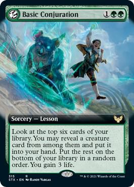 Basic Conjuration (Extended Art) - Rare - Foil - 315