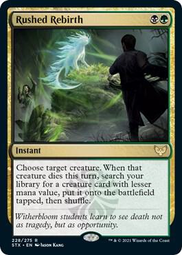 Rushed Rebirth - Rare - 228/275
