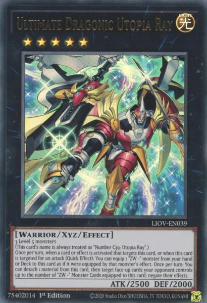 Ultimate Dragonic Utopia Ray - 1st Edition - LIOV-EN039