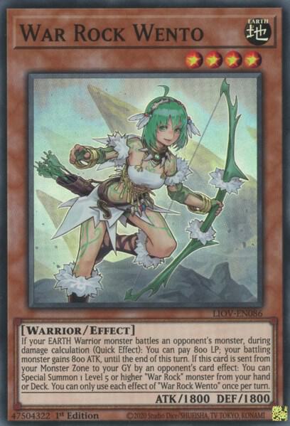 War Rock Wento (Super Rare) - 1st Edition - LIOV-EN086