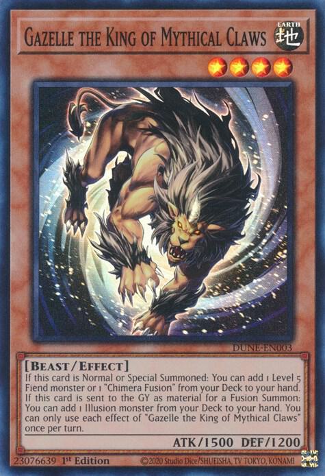 Gazelle the King of Mythical Claws - Super Rare - 1st Edition - DUNE-EN003