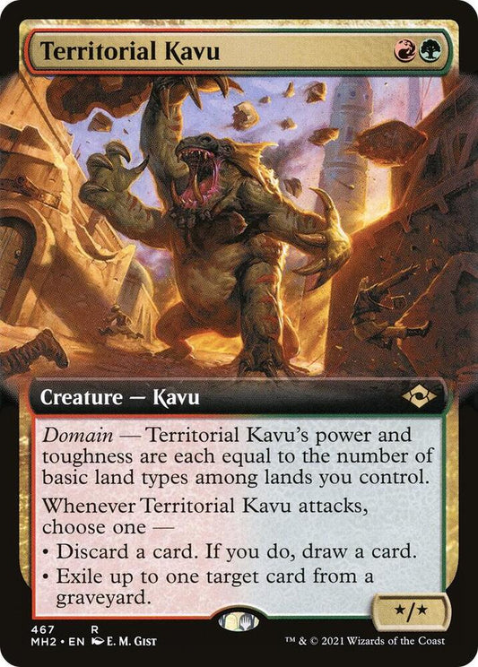 Territorial Kavu (Extended Art) - Rare - 467
