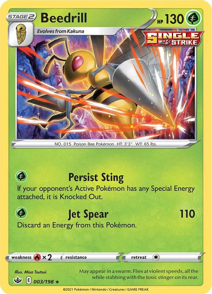 Beedrill - Reverse Holofoil - 003/198