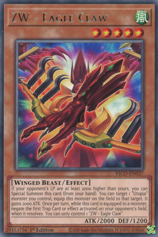 ZW - Eagle Claw - Rare - 1st edition - KICO-EN037