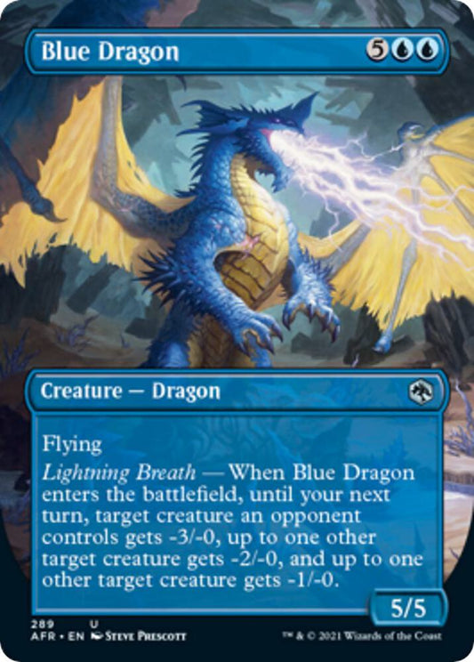 Blue Dragon (Borderless) (Foil) - 289