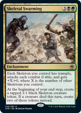 Skeletal Swarming - Rare - 232/281
