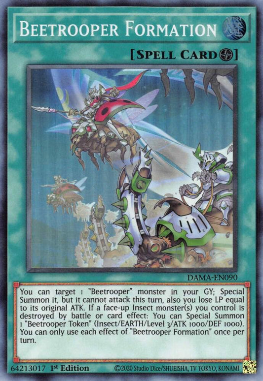 Beetrooper Formation - Super Rare - 1st Edition - DAMA-EN090