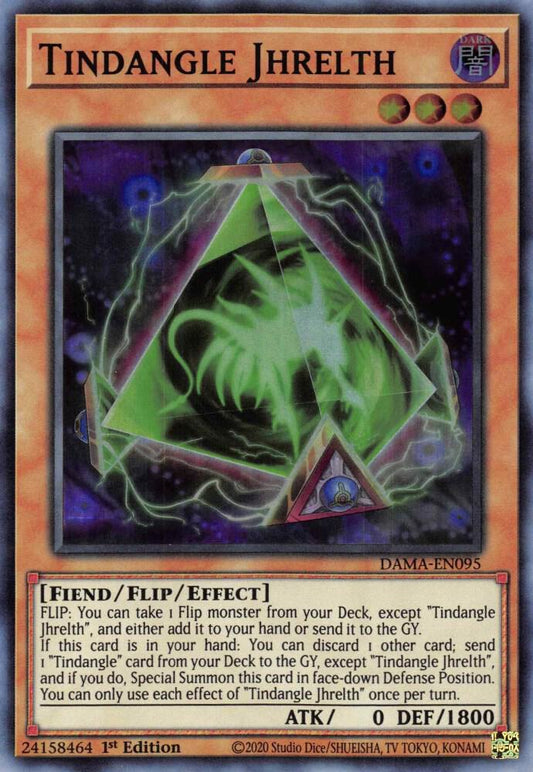 Tindangle Jhrelth - Super Rare - 1st Edition - DAMA-EN095