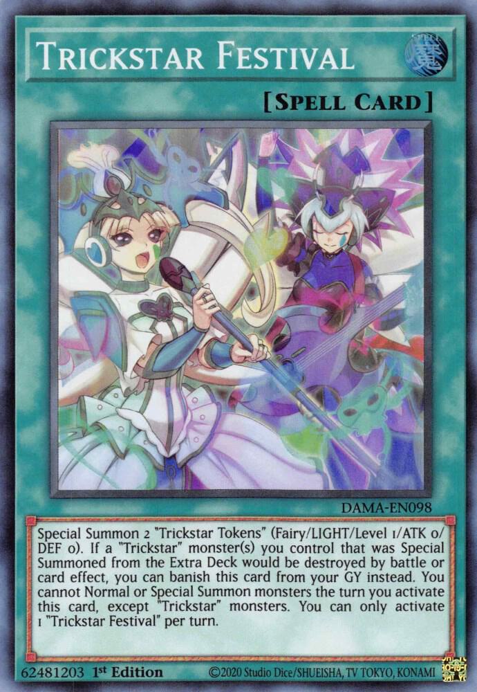 Trickstar Festival - Super Rare - 1st Edition - DAMA-EN098