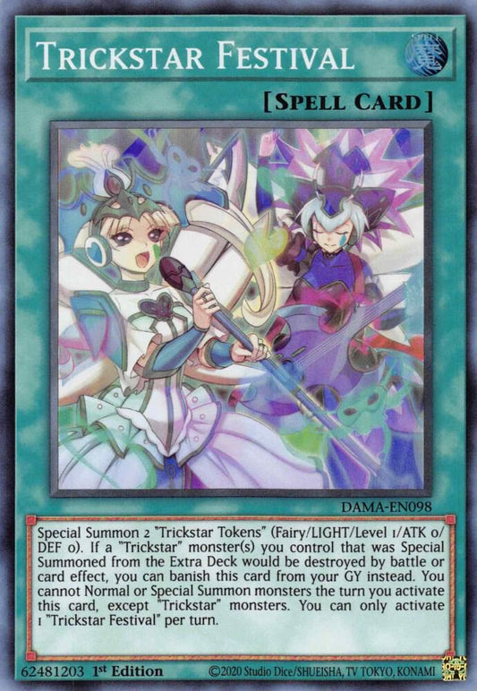 Trickstar Festival - Super Rare - 1st Edition - DAMA-EN098