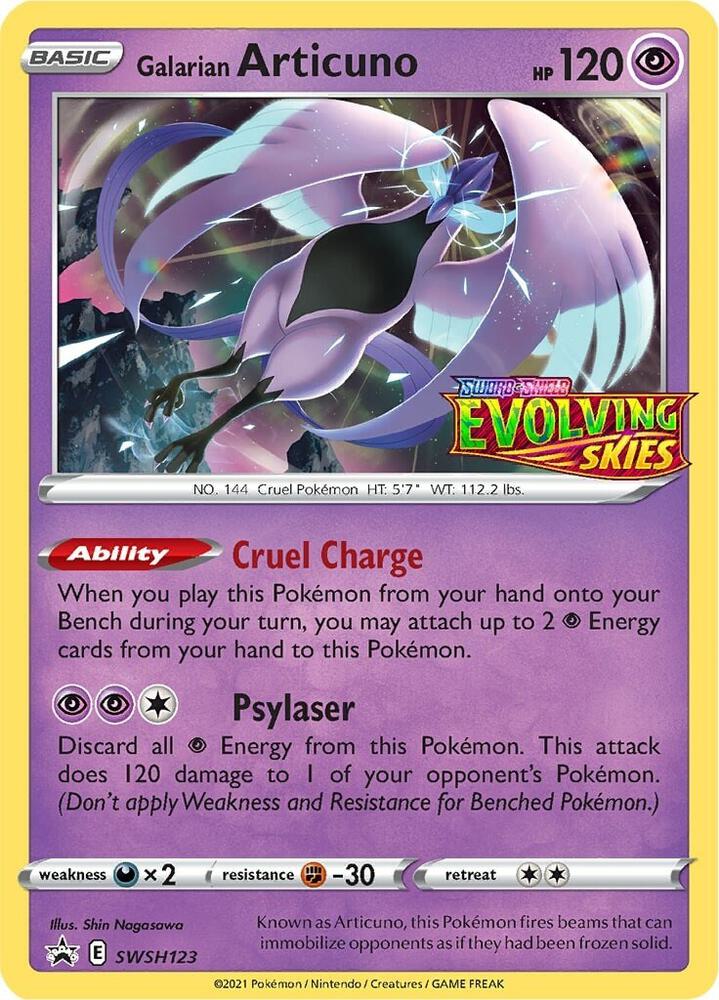 Galarian Articuno (Prerelease) - Promo - SWSH123