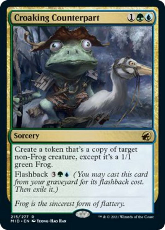 Croaking Counterpart - Rare - 215/277