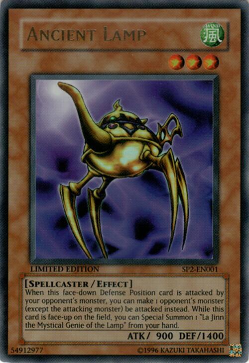 Ancient Lamp - Ultra Rare - Limited Edition - SP2-EN001