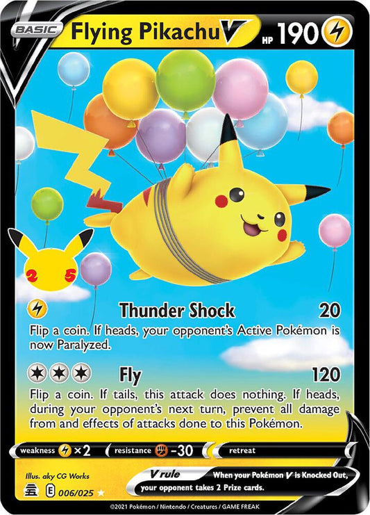 Flying Pikachu V - Celebrations - 006/025