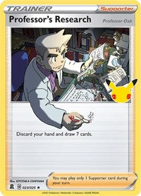 Professor's Research (Professor Oak) - Holofoil - 023/025