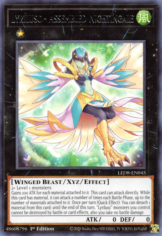 Lyrilusc - Assembled Nightingale - Rare - 1st Edition - LED8-EN045