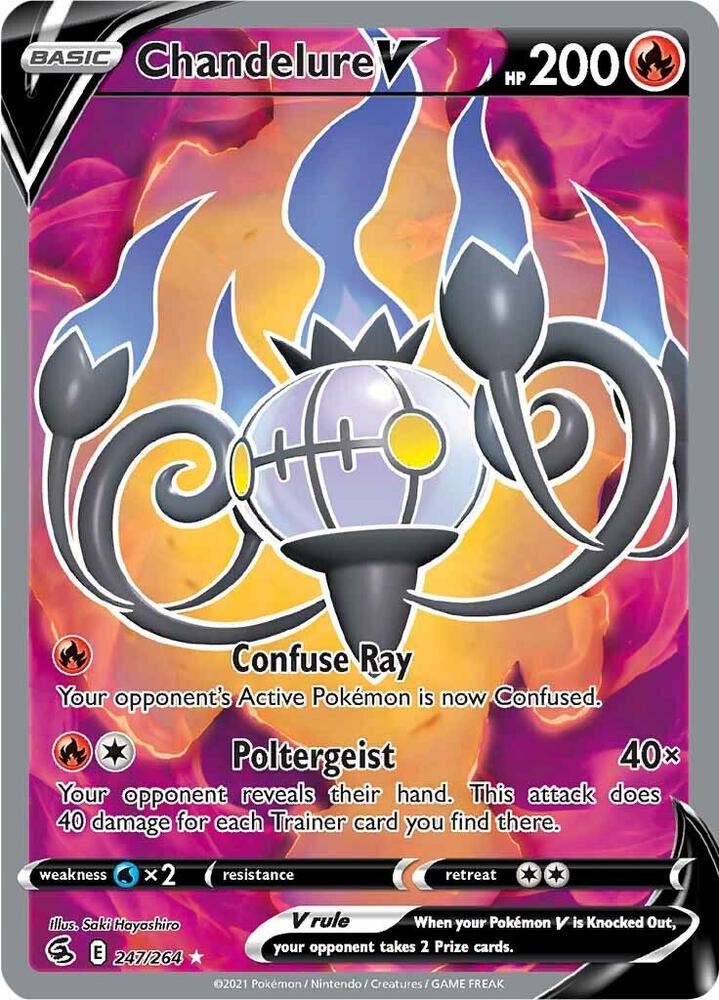 Chandelure V (Full Art) - Ultra Rare - 247/264