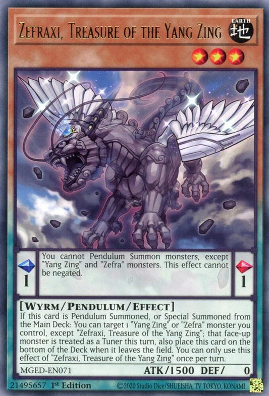 Zefraxi, Treasure of the Yang Zing - Gold Rare - MGED-EN071