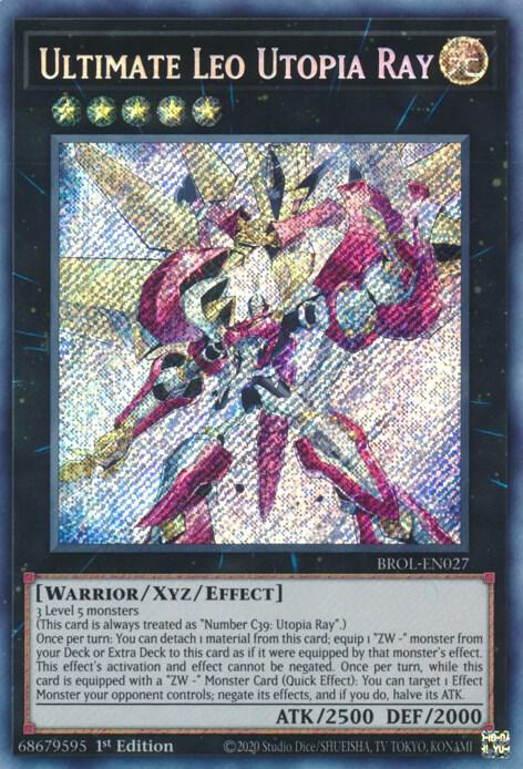 Ultimate Leo Utopia Ray - Secret Rare - 1st Edition - BROL-EN027