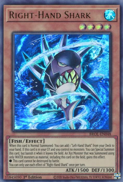 Right-Hand Shark - Ultra Rare - 1st Edition - BROL-EN048