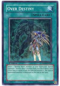 Over Destiny - Super Rare - 1st Edition - DP05-EN021