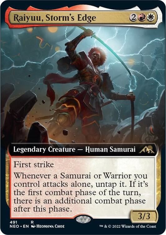 Raiyuu, Storm's Edge (Extended Art) - Rare - 491
