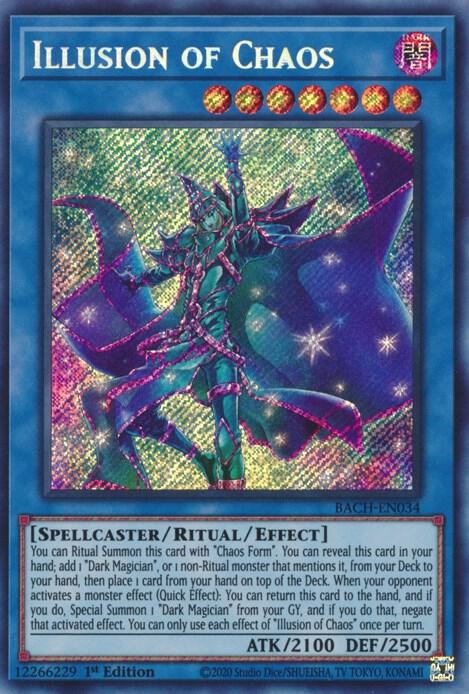 Illusion of Chaos - Secret Rare - 1st Edition- BACH-EN034