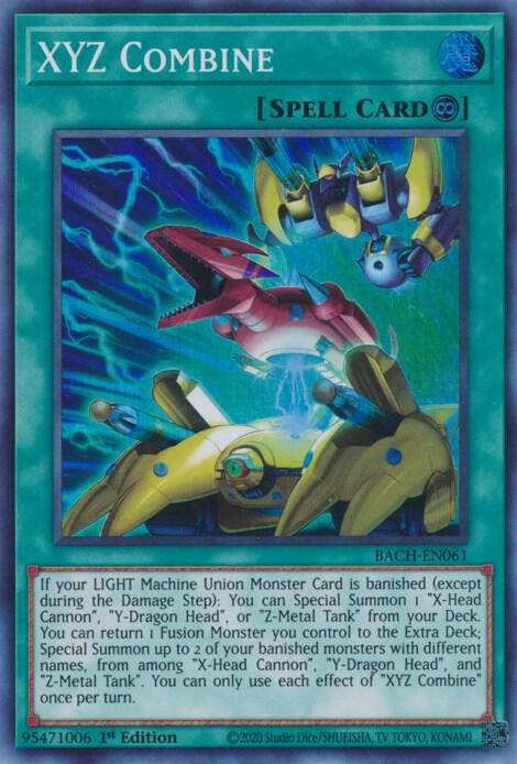 xyz combine - Super Rare - 1st Edition - BACH-EN061