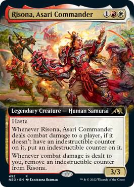 Risona, Asari Commander (Extended Art) - Rare - 492