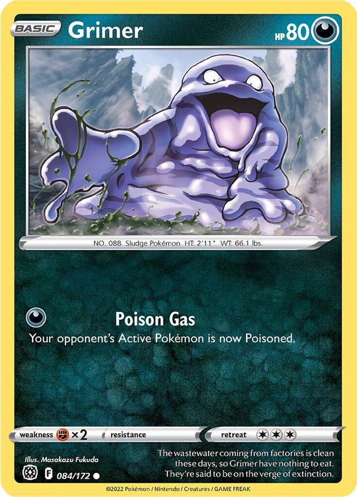 Grimer - Reverse Holofoil - 084/172
