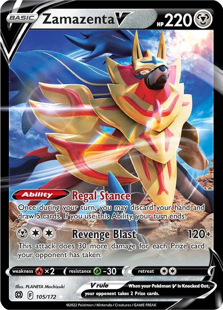 Zamazenta V - Holofoil - 105/172