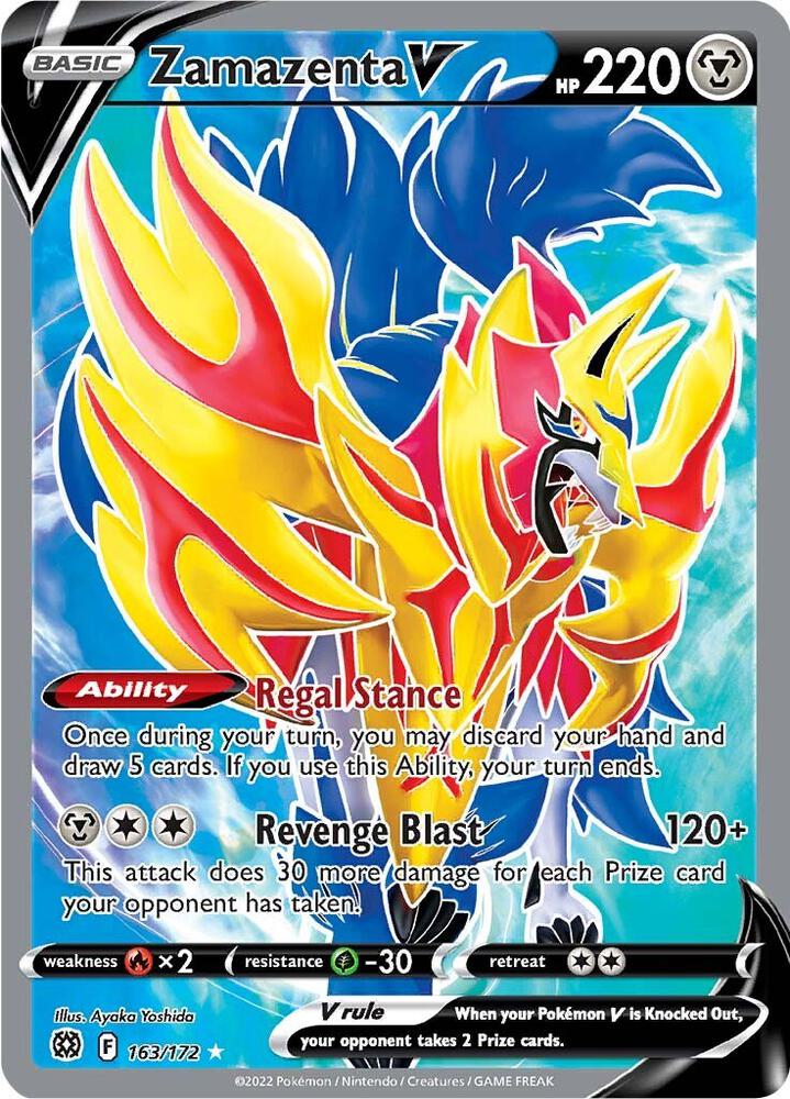 Zamazenta V (Full Art) - Holofoil - 163/272