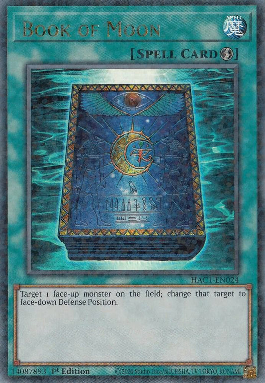 Book of Moon (Duel Terminal) - 1st Edition - HAC1-EN024