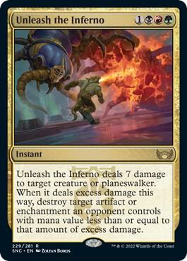 Unleash the Inferno - Rare - 229/291